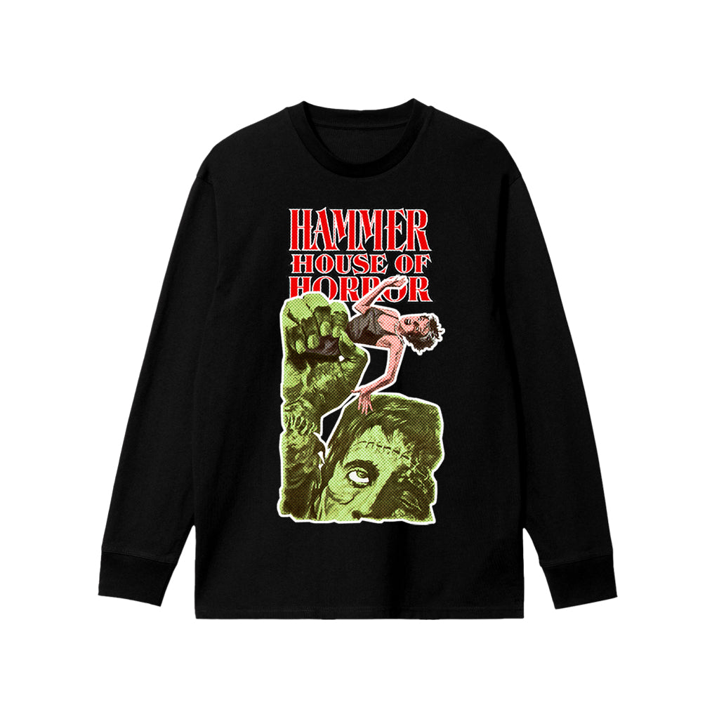 Curse Of Frankenstein L/S T-Shirt Black