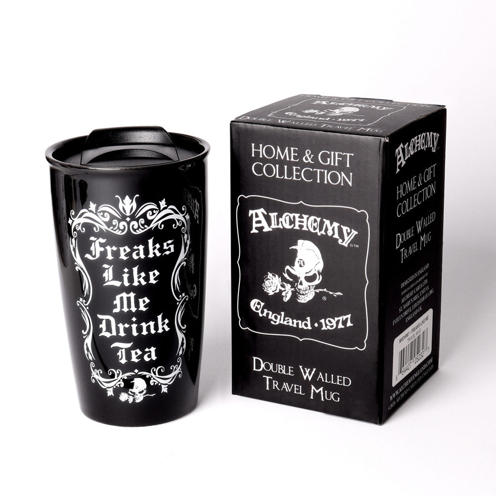 Alchemy England - Freaks Like Me Double Walled Travel Mug