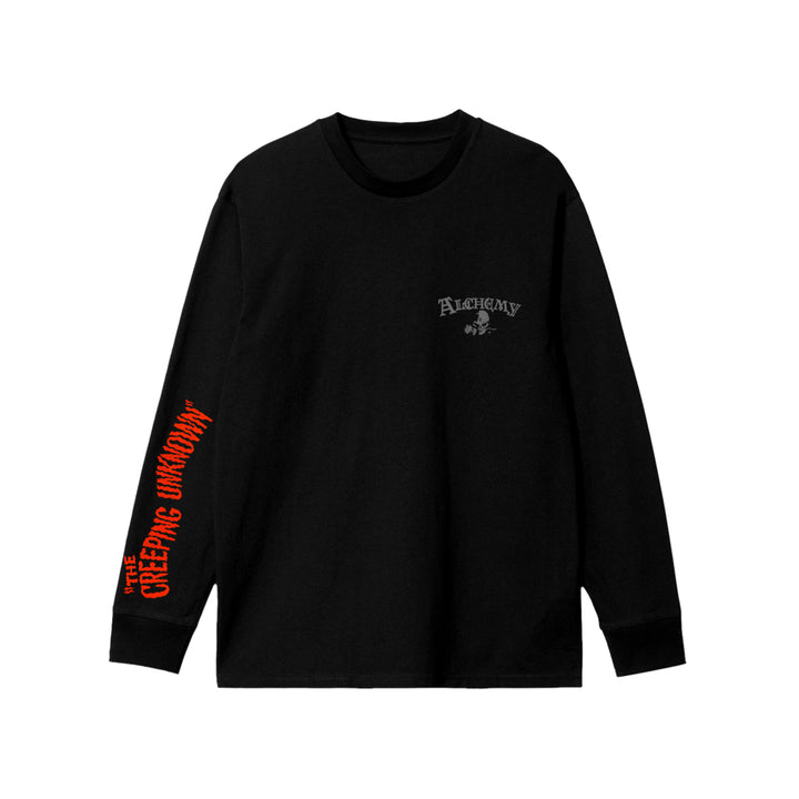 The Creeping Unknown L/S T-Shirt Black