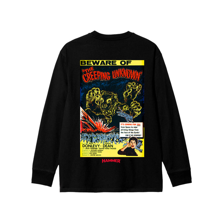 The Creeping Unknown L/S T-Shirt Black